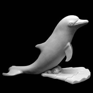 Rzeźba dekoracyjna Delfin